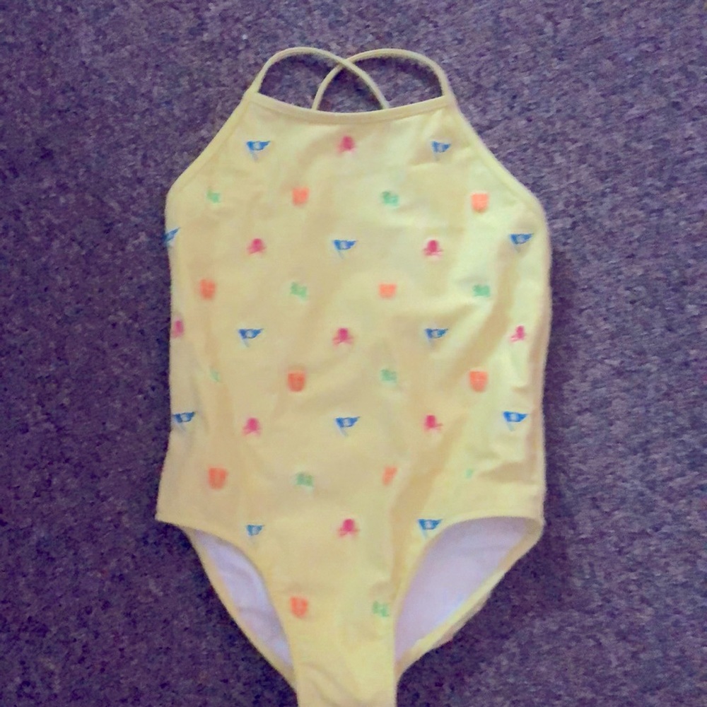 A cute yellow swimsuit